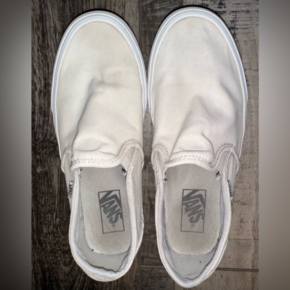 Women’s Vans, Size 8, White - Picture 3 of 3